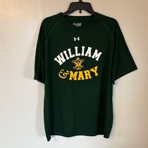 Under Armour Green William & Mary Short Sleeve Logo Tee - XLG
